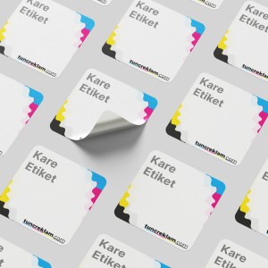 Kare Etiket (Özel Ölçü)