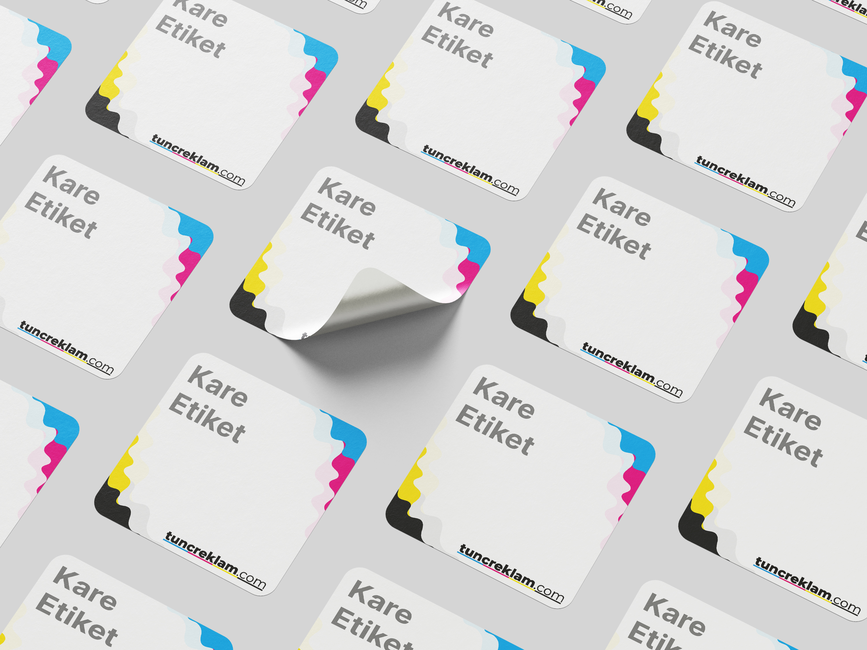 Kare Etiket (Özel Ölçü)