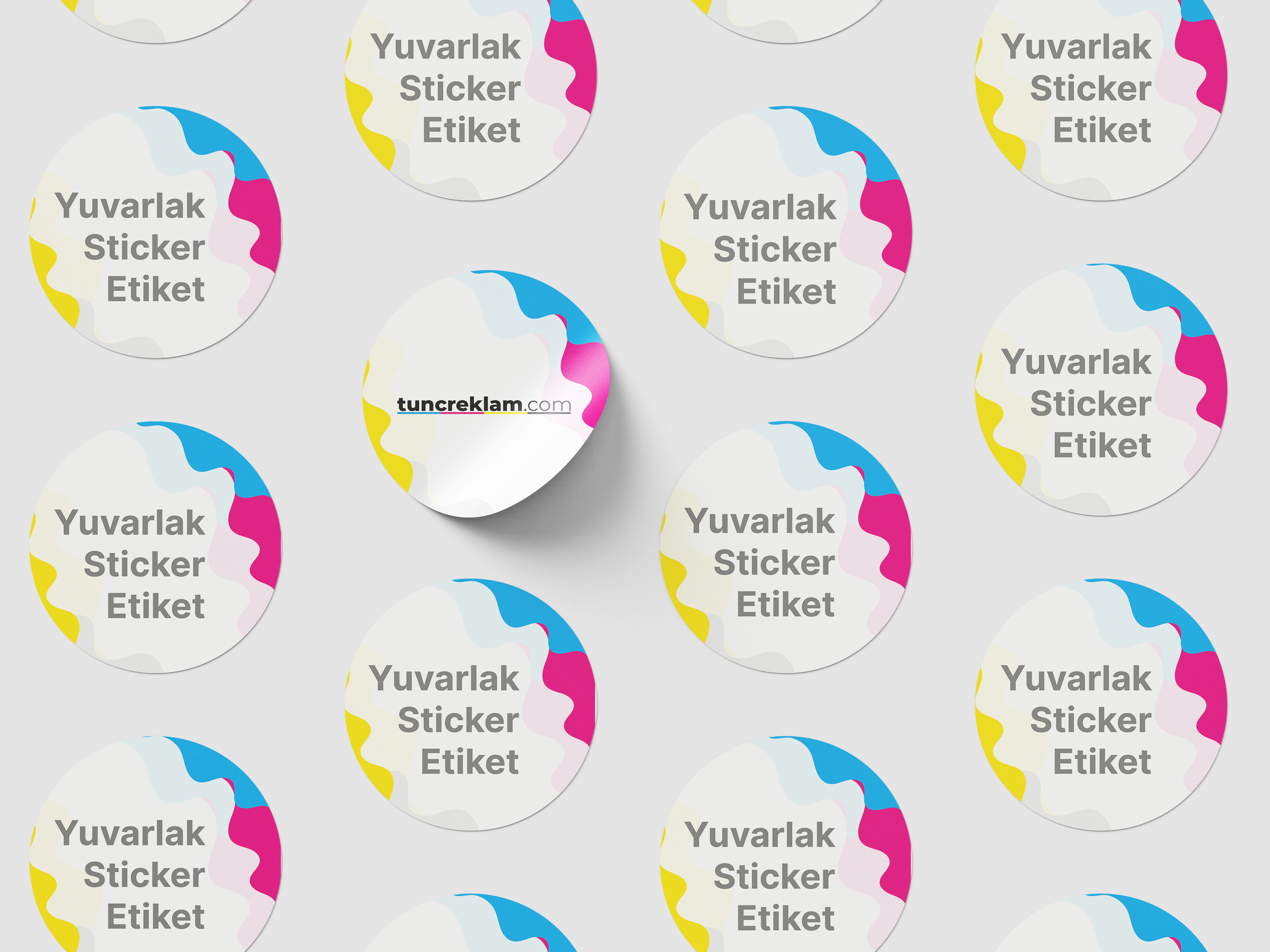 Yuvarlak Etiket (Özel Ölçü)