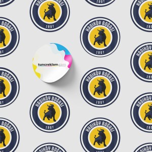 Kadıköy Boğası Bas-Kes Etiket