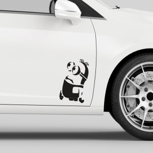 Minyon Araba Stickeri