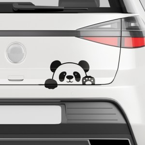Panda Araba Stickeri