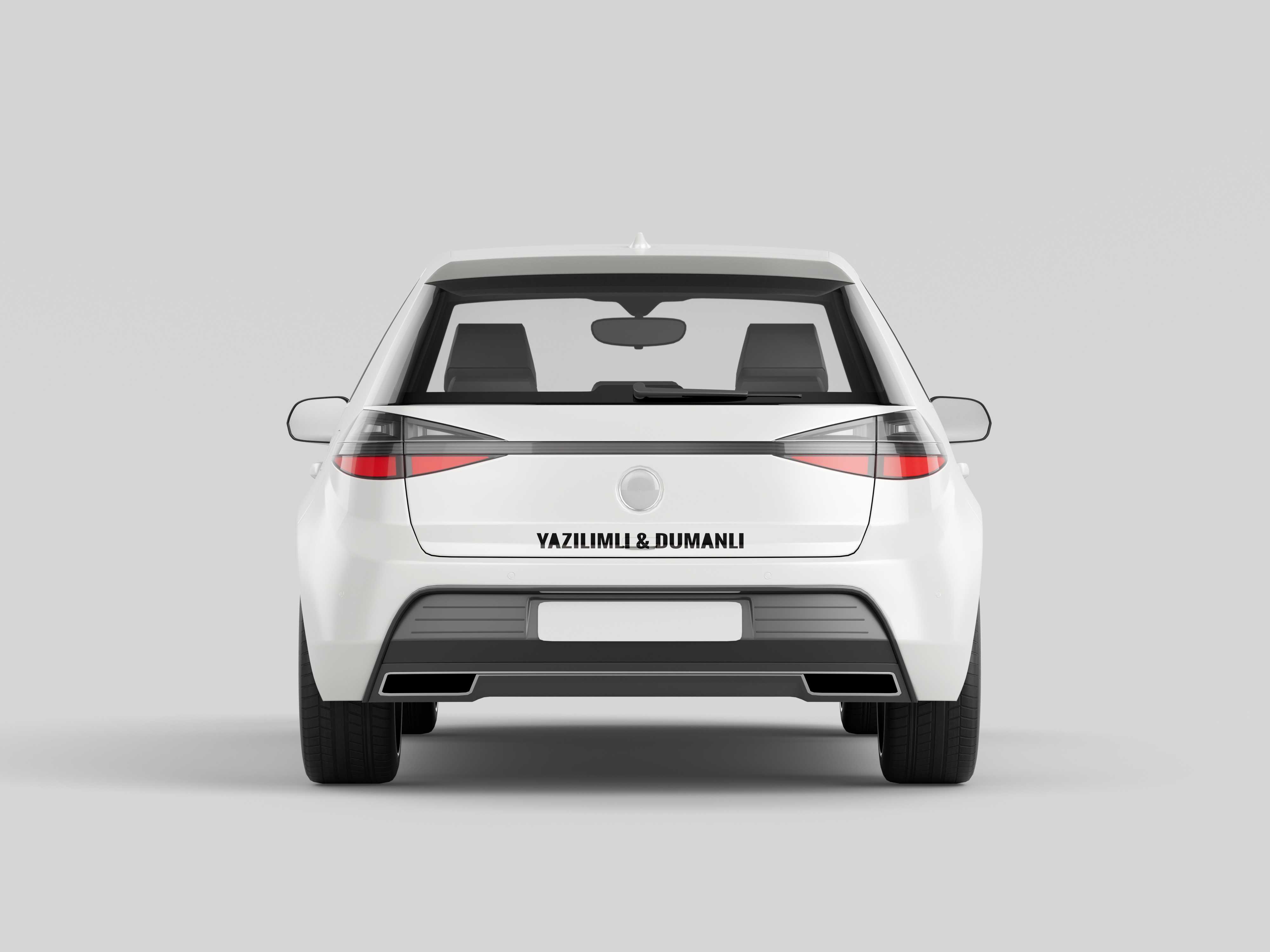 Yazılımlı & Dumanlı Araba Stickeri - Görsel 2